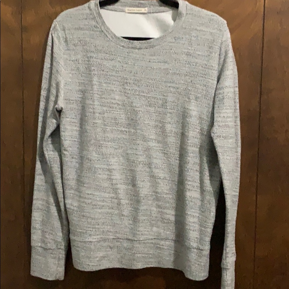 Grey Marine Crewneck Sweatshirt